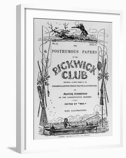 Charles Dickens, The Pickwick Club-null-Framed Giclee Print