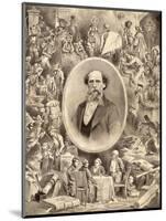 Charles Dickens Writer-W. Reynolds-Mounted Photographic Print