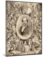 Charles Dickens Writer-W. Reynolds-Mounted Photographic Print