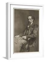 Charles Dickens Writer-null-Framed Art Print