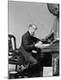 Charles Dickens Writing at Desk-null-Mounted Photographic Print