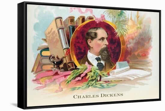 Charles Dickens-null-Framed Stretched Canvas