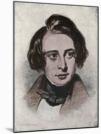 Charles dickens-Samuel Laurence-Mounted Giclee Print