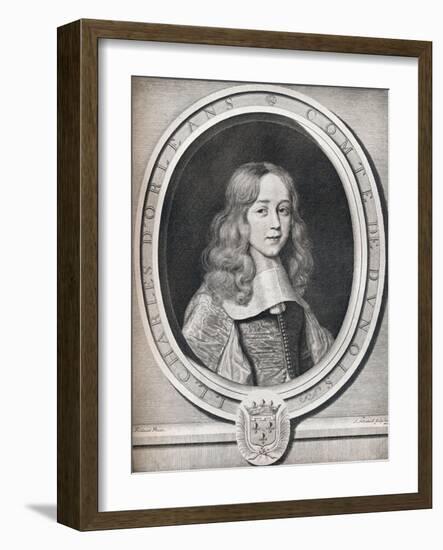 Charles Dorleans, Comte De Dunois, 1660, (1922)-Robert Nanteuil-Framed Giclee Print