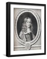 Charles Dorleans, Comte De Dunois, 1660, (1922)-Robert Nanteuil-Framed Giclee Print