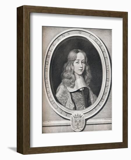 Charles Dorleans, Comte De Dunois, 1660, (1922)-Robert Nanteuil-Framed Giclee Print