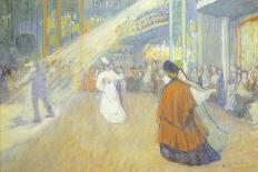 Dance at the Music Hall, France, 20th Century-Charles Dufresne-Mounted Giclee Print