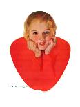 "Valentine Girl,"February 13, 1932-Charles E. Chambers-Laminated Giclee Print