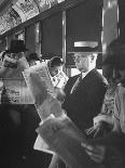 Women Aviation Workers under Hair Dryers in Beauty Salon, North American Aviation's Woodworth Plant-Charles E^ Steinheimer-Framed Photographic Print