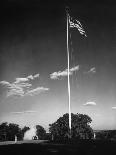 Soldiers Lowering American Flag-Charles E^ Steinheimer-Photographic Print