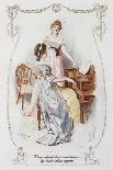 Well Jane, Who Is It From ?. What Is It About ?".Illustration To 'Pride and Prejudice'-Charles Edmund Brock-Framed Giclee Print