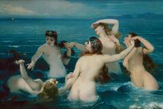 Mermaids Frolicking in the Sea, 1883-Charles Edouard Boutibonne-Giclee Print