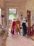 Arrival at the Inn-Charles Edouard Delort-Framed Giclee Print