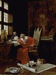 The Cardinal's Leisure-Charles Edouard Delort-Giclee Print