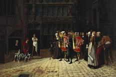 The Wedding, Fontainebleu; Les Noces, Fontainbleu-Charles Edouard Delort-Framed Giclee Print