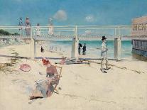 A Holiday at Mentone, 1888-Charles Edward Conder-Stretched Canvas