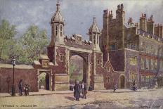 Entrance to Lincoln's Inn, London-Charles Edwin Flower-Framed Giclee Print