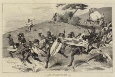 Campaigning in Rhodesia, a Ghastly Relic of Matabele Warfare-Charles Edwin Fripp-Giclee Print