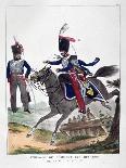 Uniforms of the 6th Regiment of French Hussars, 1823-Charles Etienne Pierre Motte-Giclee Print