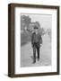 Charles Evans Hughes walking from Union Station Washington DC, 1913-7-Harris & Ewing-Framed Photographic Print