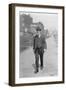 Charles Evans Hughes walking from Union Station Washington DC, 1913-7-Harris & Ewing-Framed Photographic Print