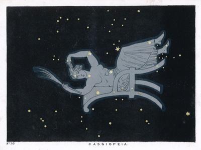 The Constellation of Cassiopeia a Woman Seated