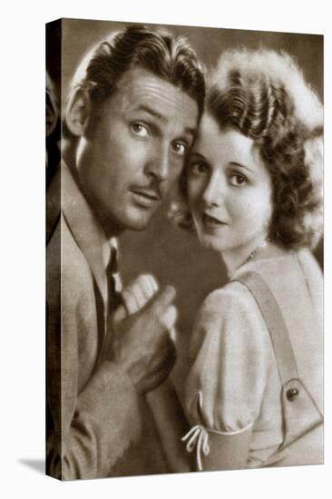 Charles Farrell and Janet Gaynor, American Actors, 1933-null-Stretched Canvas