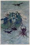 Macbeth, Act I Scene III: The Three Witches: "So Wither'd and Wild in Their Attire"-Charles Folkard-Stretched Canvas