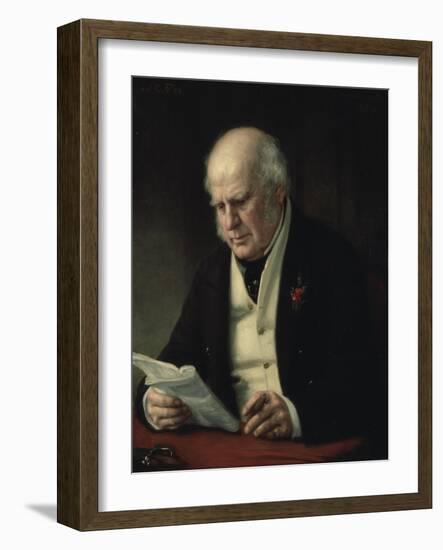 Charles Fox, 1869-George Peter Alexander Healy-Framed Giclee Print