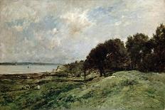 The Seashore Near Villerville, 1875-Charles François Daubigny-Giclee Print