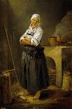 A Saxon Villager in Her Kitchen, Ca. 1756-Charles François Hutin-Giclee Print