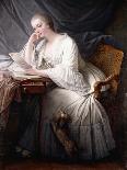 Reading (La Lecture)-Charles François Hutin-Stretched Canvas