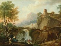Landscape, 1766 (Oil on Canvas)-Charles Francois Lacroix de Marseille-Giclee Print