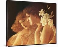 Two Angels-Charles Francois Sellier-Stretched Canvas