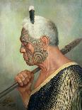 A Maori Warrior-Charles Frederick Goldie-Stretched Canvas