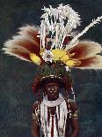 A Roro Chief Dressed for a Ceremonial Dance, Papua New Guinea, 1920-Charles Gabriel Seligman-Framed Premium Giclee Print