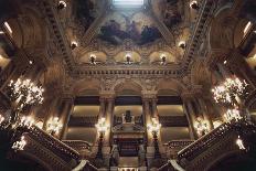 Internal Staircase of Palais Garnier-Charles Garnier-Framed Stretched Canvas