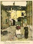 Social, Town Street 1918-Charles Genty-Art Print