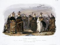 'Ptihn-Tak-Ochata, Dance of the Mandan Women', 1843-Charles Geoffroy-Giclee Print