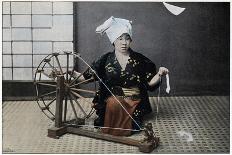 Rickshaw, Carriage of Japan, C1890-Charles Gillot-Stretched Canvas