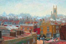 Bethnal Green Allotment, 1943 (Oil on Canvas)-Charles Ginner-Giclee Print