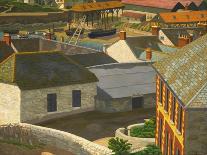 Plymouth Pier from the Hoe, 1923 (Oil on Canvas)-Charles Ginner-Giclee Print