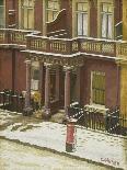 Snow in Pimlico-Charles Ginner-Framed Stretched Canvas