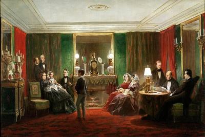 Interior of a Salon on Rue de Gramont, 1858