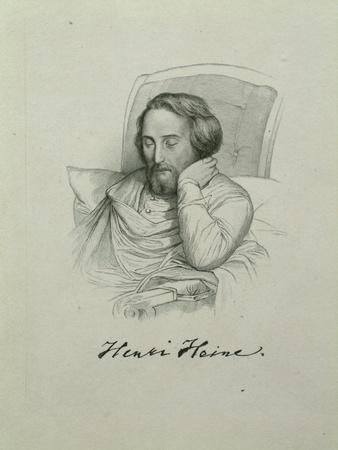 Portrait of the Poet Heinrich Heine (1797-185), 1851