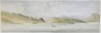 Lago Maggiore (W/C, Pen, Ink and Graphite on Paper)-Charles Gore-Framed Stretched Canvas