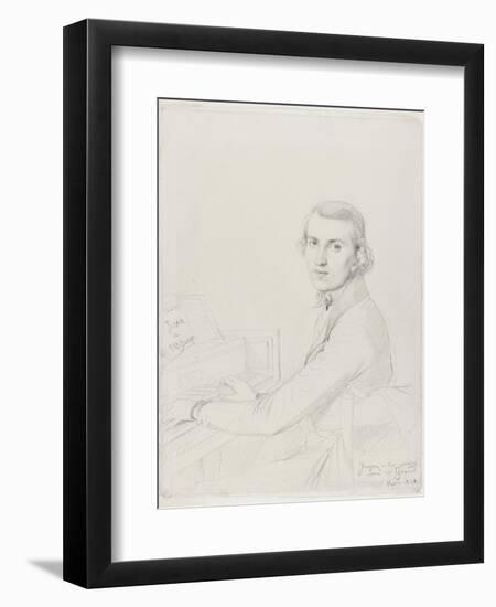 Charles Gounod, 1841-Jean Auguste Dominique Ingres-Framed Giclee Print