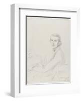 Charles Gounod, 1841-Jean Auguste Dominique Ingres-Framed Giclee Print