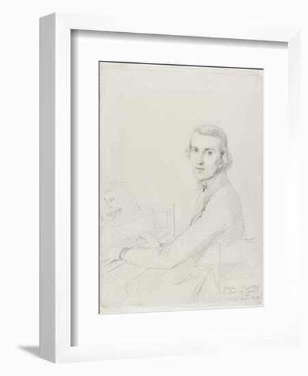 Charles Gounod, 1841-Jean Auguste Dominique Ingres-Framed Giclee Print