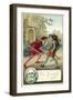 Charles Gounod, French Composer, and a Scene from His Opera Romeo Et Juliette-null-Framed Premium Giclee Print